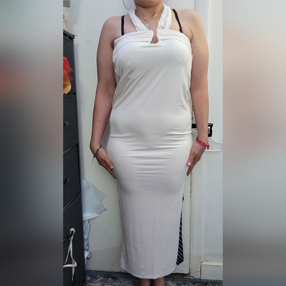 Brand New Oh Polly strapless dress Maxi Size 12